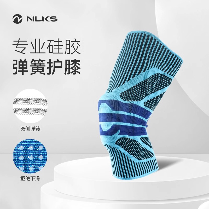 rodillas al aire libre verano resorte de silicona rodillas respirantes antideslizantes hombre montaña correr baloncesto montar protector de punto