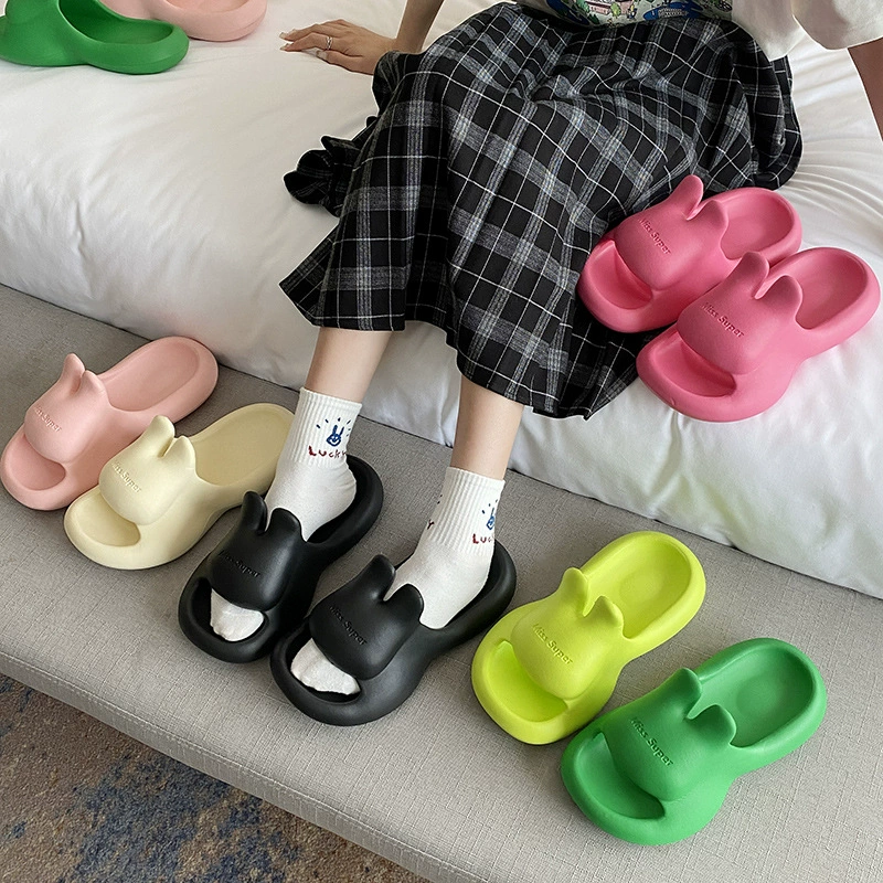 Summer rabbit, cute beach universal slippers, beach style
