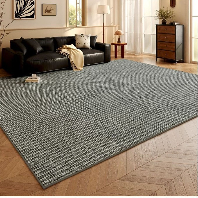 Viento de madera alfombra de seda alfombra anti-gato sala de estar alfombra de suelo japonesa dormitorio alfombra de tatami resistente a la suciedad alfombra de desgaste