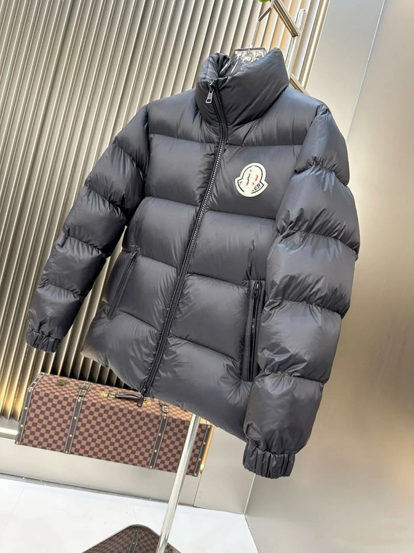 25新款蒙家羽绒服立领加厚保暖宽松时尚大logo徽标男女同款羽绒服|undefined