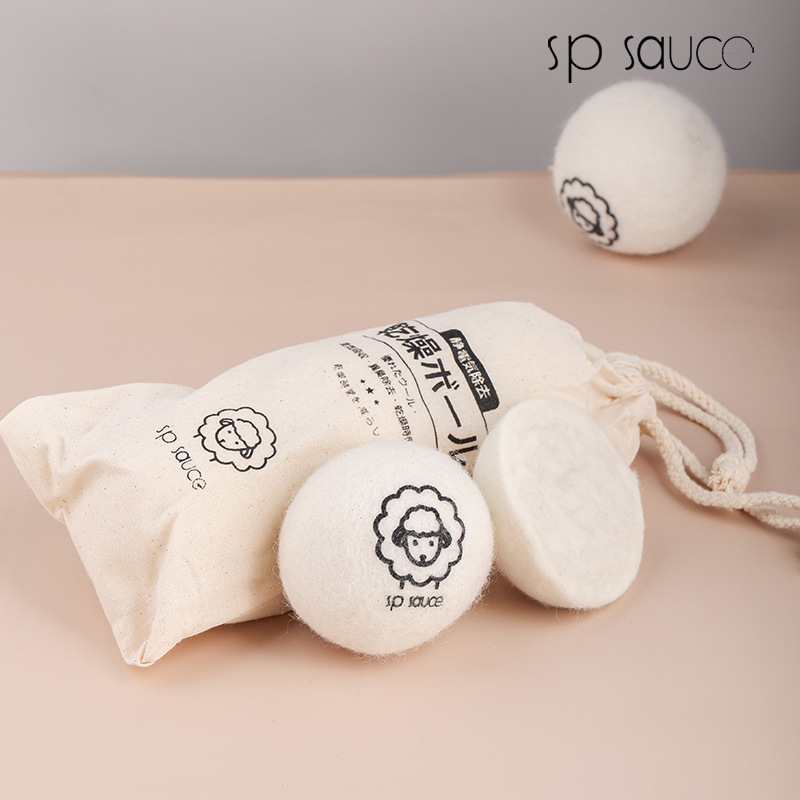 Japanese Household Dryer Wool Ball Drying Ball Washing Machine Anti-Tangle Laundry Ball Anti-Wrinkle Clothes Quick-Drying Artifact