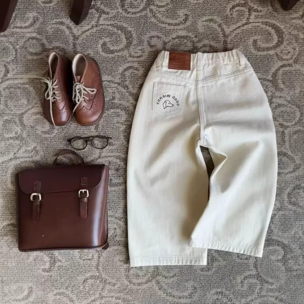 Autumn children's jeans for men and women