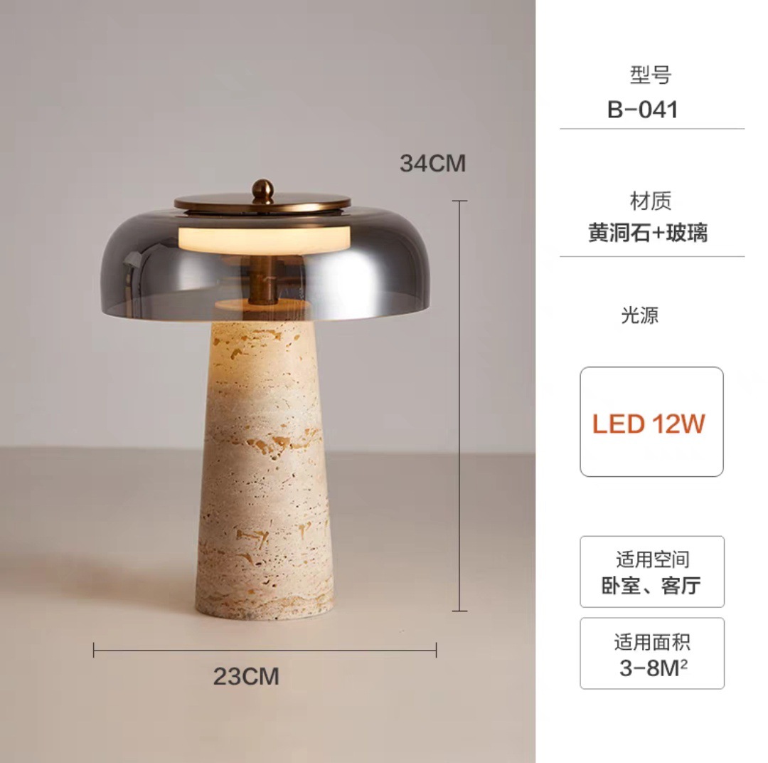 Lámpara de mesa de alta gama de estilo antiguo 2025 nuevo estilo francés retro luz de lujo habitación luz luz ambiente lámpara de noche de dormitorio