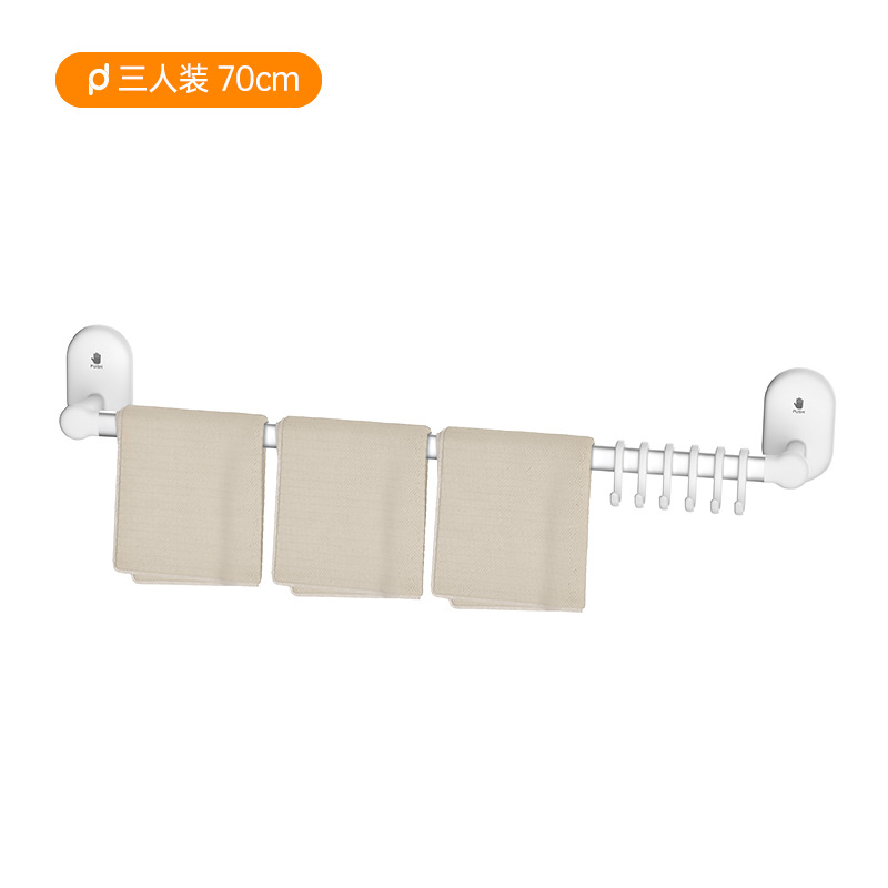 Ordpro ventosa toallero baño sin perforación toallero baño toallero baño baño toallero de almacenamiento de toallas de baño image 10