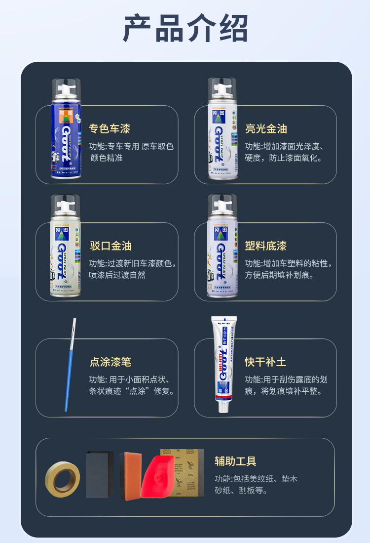 Honda Fit touch-up paint pen, taffeta white, ocean blue, original car paint touch-up spray paint, hand spray paint
