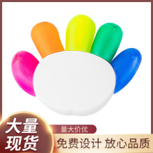 BKS彩色双头多头荧光笔 多色标记重点划线记号笔学生手账笔斜头水