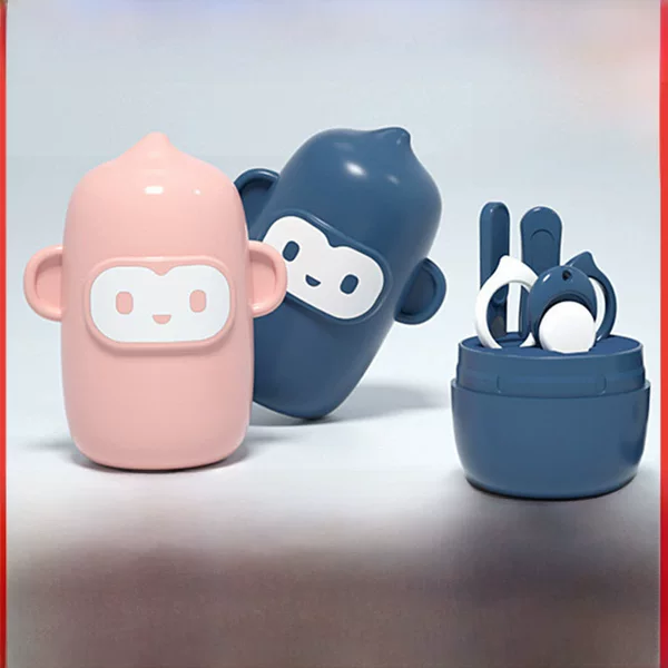 Newborn Care Anti-Pinch Stainless Steel Nail File Nail Clipper Baby Nail Clipper Set Infant Nail Scissors