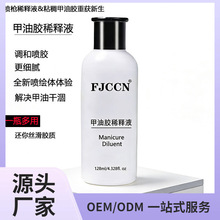 128ml美甲稀释液 渐变晕染彩绘喷枪机调和液解决甲油胶粘稠拉丝