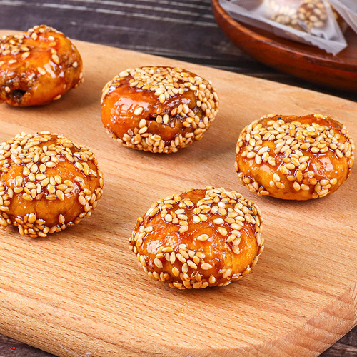 Yiwu Specialty Bucket Red Sugar Crisp Cakes Authentic Jinhua Small Crisps, Dried Vegetable and Pork Cakes Snacks Handmade Pastries Snacks