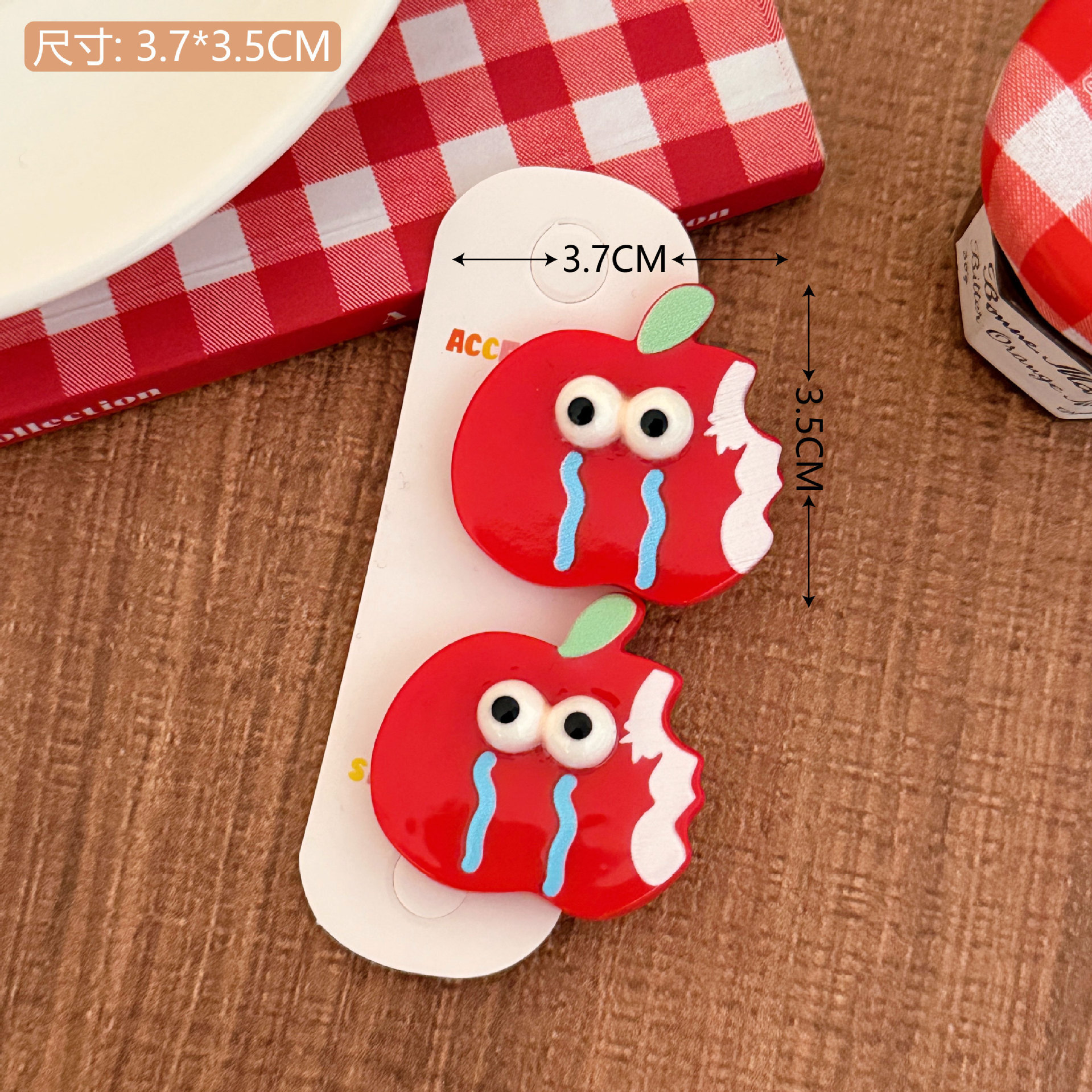 Lindo dibujos animados acrílico cachorro horquilla combinación heartbreak hairpin flequillo clip para niños flequillo clip accesorios para el cabello