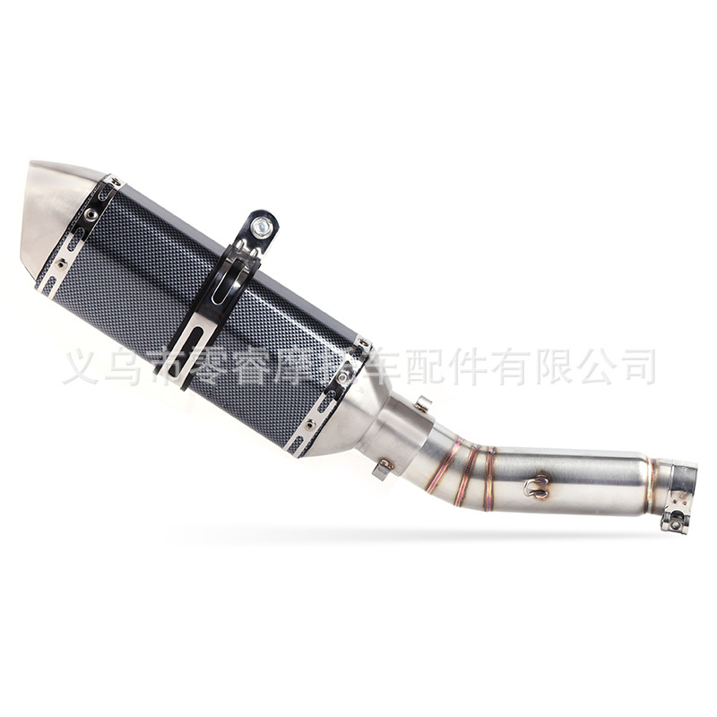 Suitable for Honda Cbr500R Motorcycle Exhaust Pipe Cb500F Cb500X Middle Section Modification R77 Silencer