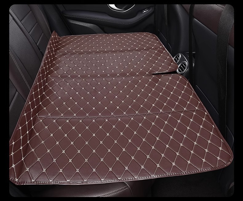 Car Travel Backseat Folding Mattress, Rear Seat Sleeping Pad, Car-Mounted Children's Sleeping Bed, Universal Folding Bed for Road Trips