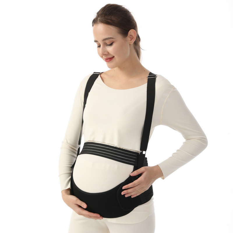Cinturón de Soporte Maternidad de Malla de Poliamida, Transpirable y Ajustable para Embarazadas image 10