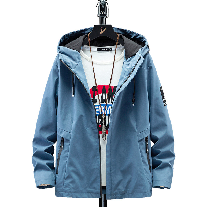 Chaqueta transfronteriza para hombres otoño y invierno moda casual al aire libre ropa de pareja chaqueta con capuz
