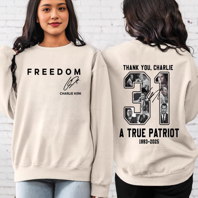 【跨境欧码】[Made in USA] Freedom Charlie Kirk Sweatshirt|undefined