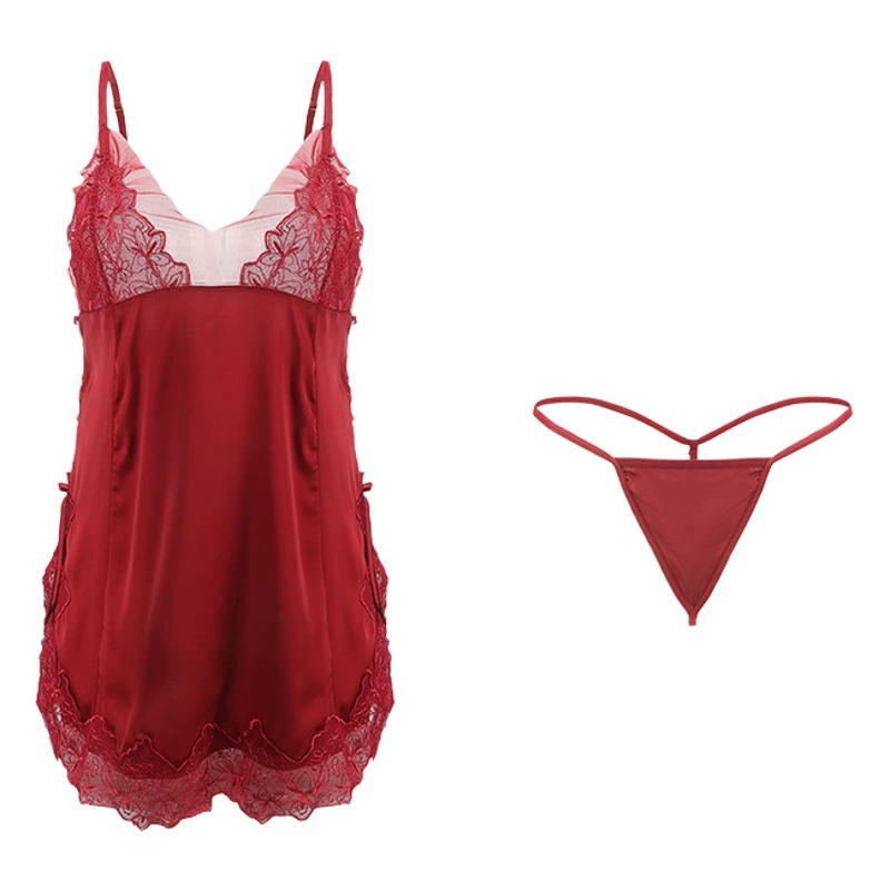 Guanyun County сексуальное нижнее белье оптом росы перспектива пижамы женщины сексуальное нижнее белье Униформа искушение плюс размер костюм