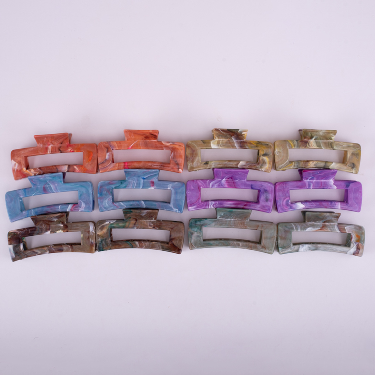 9 11cm 사각 클로 혼합 색상