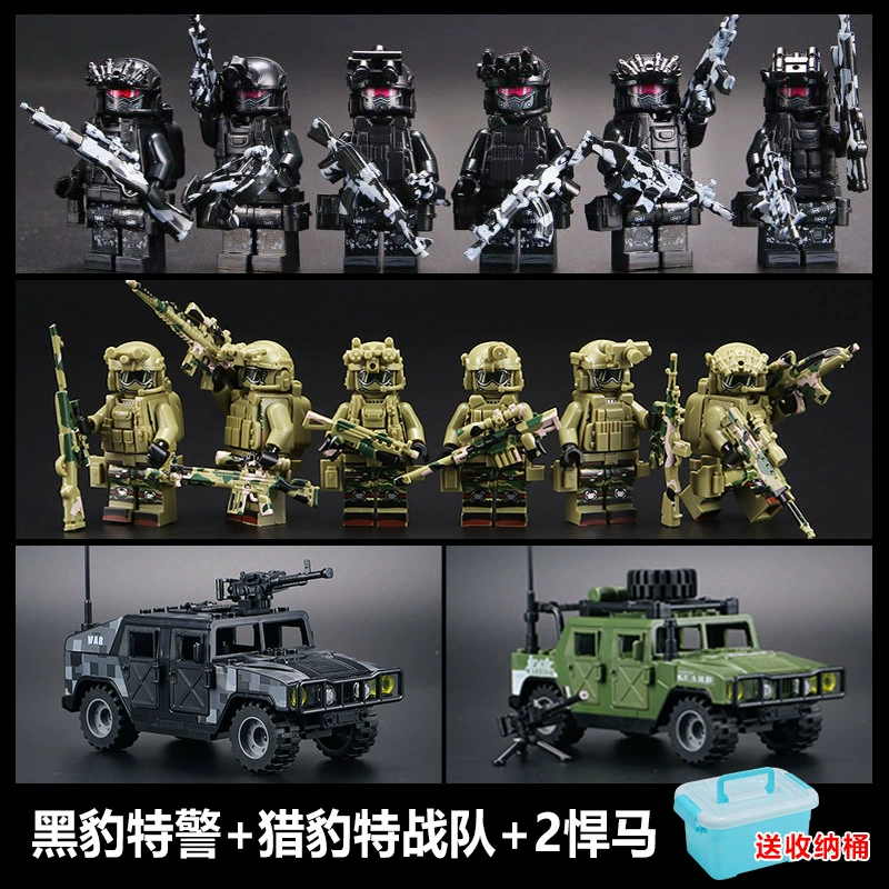 Конструктор Lego, минифигуры, солдат, кукла для мальчиков, конструктор, игрушка, дорожная полиция