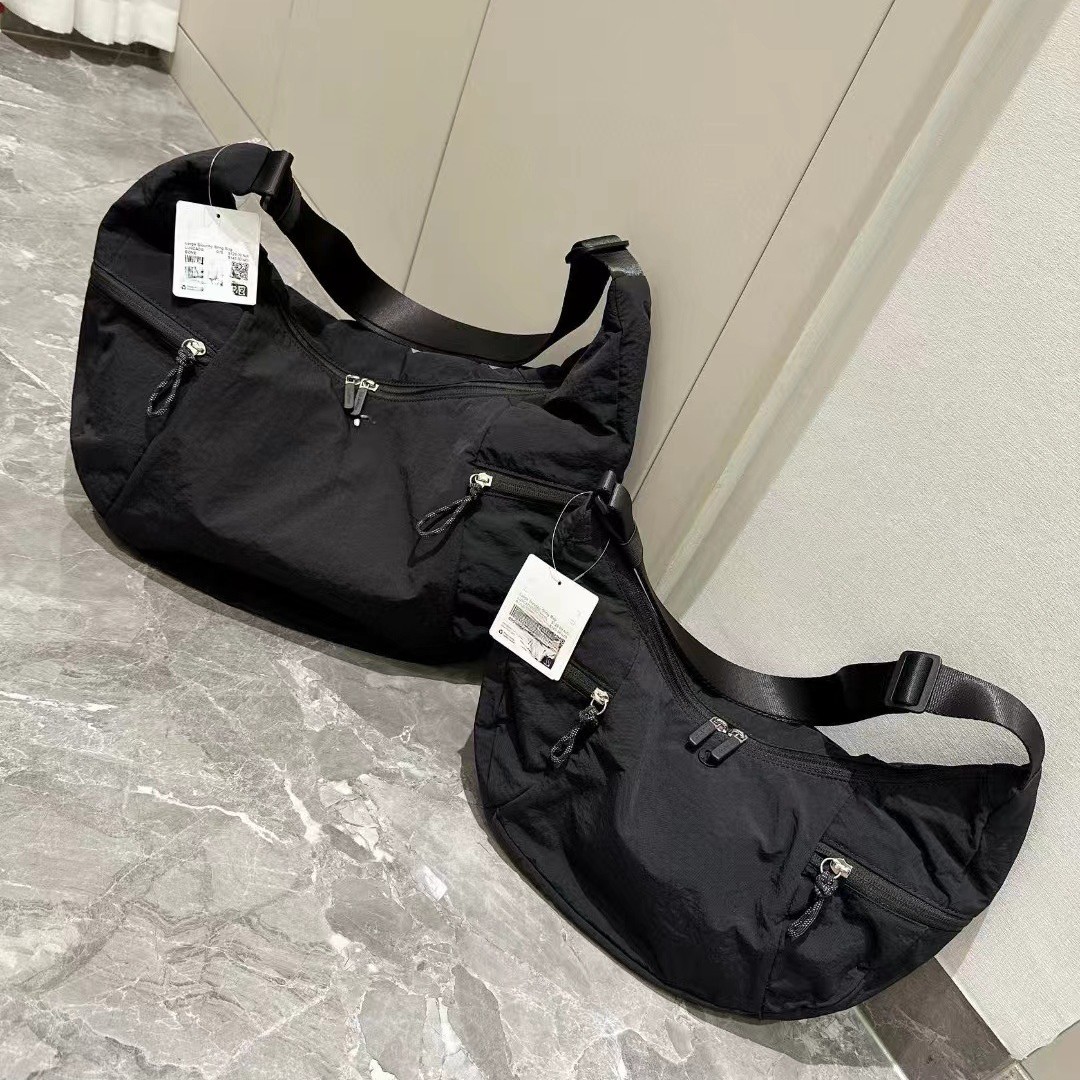 루 가족 크루아상 새로운 대형 슬로시 메신저 가방 13L 대용량 가방 어깨 겨드랑이 가방