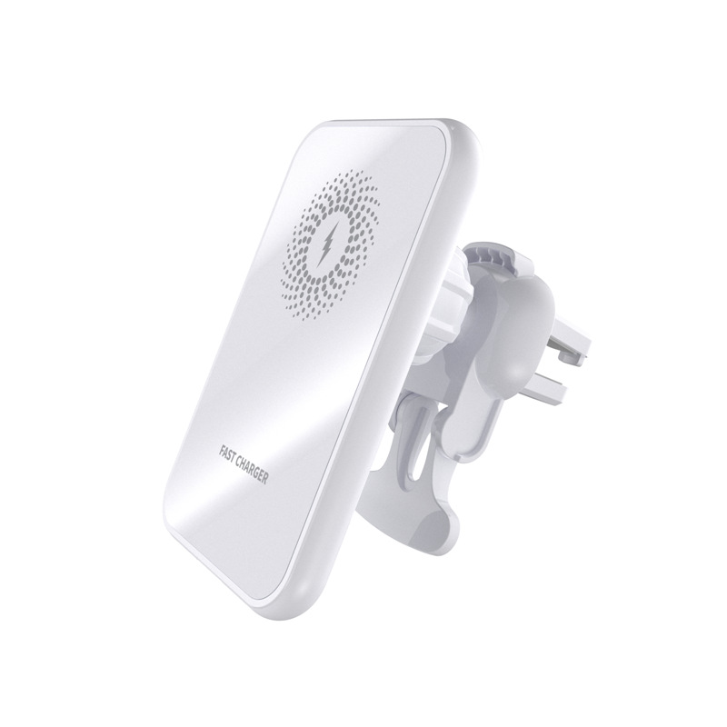 Aplicable a MagSafe Apple 12 coche magnético iphone15 cargador inalámbrico coche cargador inalámbrico soporte
