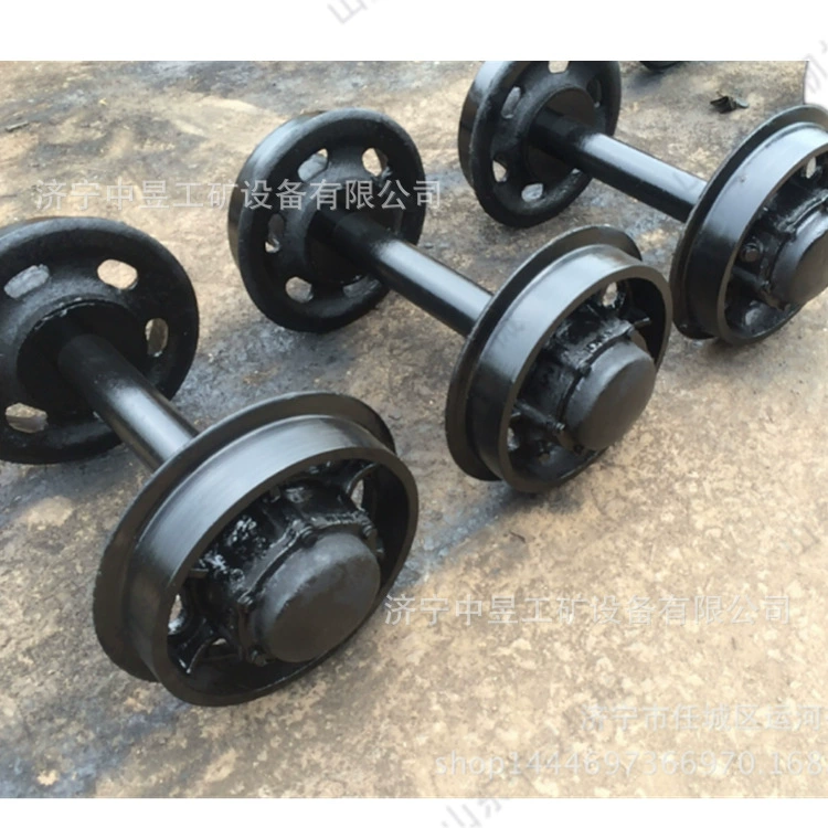 Пара колес для шахты 200 мм, цельнолитые колеса для шахты, колеса для дамп-печа, литые стальные и чугунные колеса с односторонним рельсом могут поставляться с чертежами.