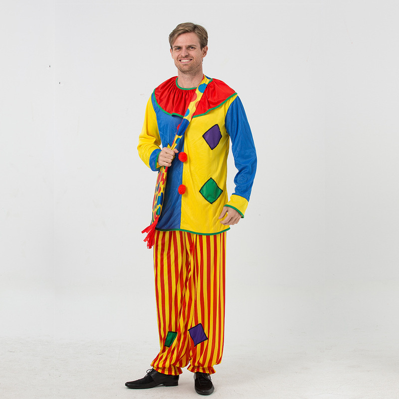 new cosplay halloween patch clown character performance costume cross border cos dance suit clothes factory