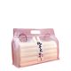 Handmade Eight Side Sealed Food Bag Native Product Portable Transparent Frosted Zipper Bag Snack Biscuit Packaging Bag