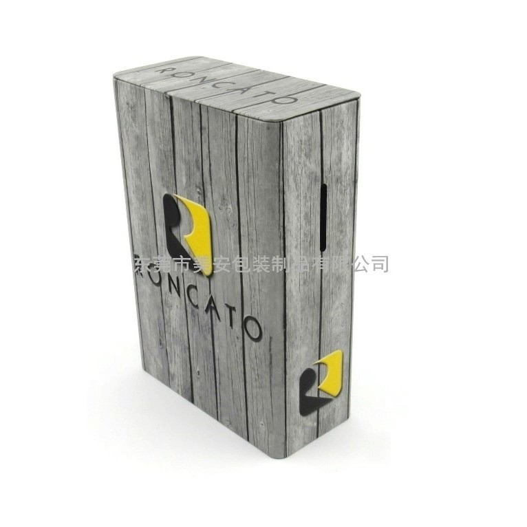 出口存钱罐 长方形铁盒 密封铁盒包装 铁盒生产厂家