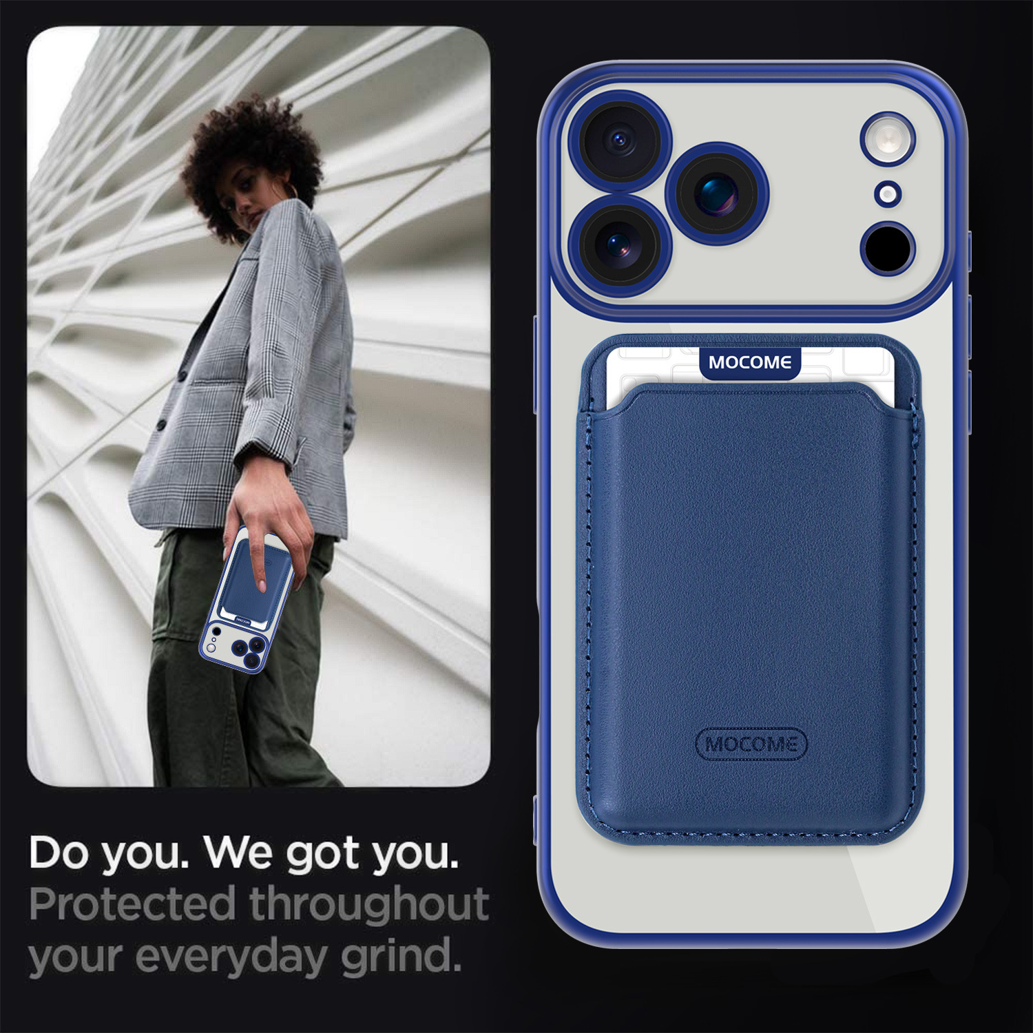 Neue magnetische Hülle im CD-Design mit Kartenhalter für iPhone 17 Pro Max, stoßfeste Hülle für alle iPhone-Serien_voghion.com