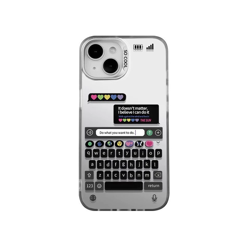 Apple совместимая клавиатура, iPhone 15, чехол для телефона, iPhone14 Pro, защитный чехол, English, iphone, стиль высокого качества