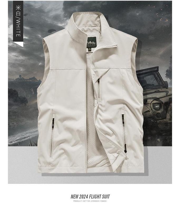 高端薄款展会工作服马甲印LOGO志愿者户外团队工装背心外套马甲|undefined