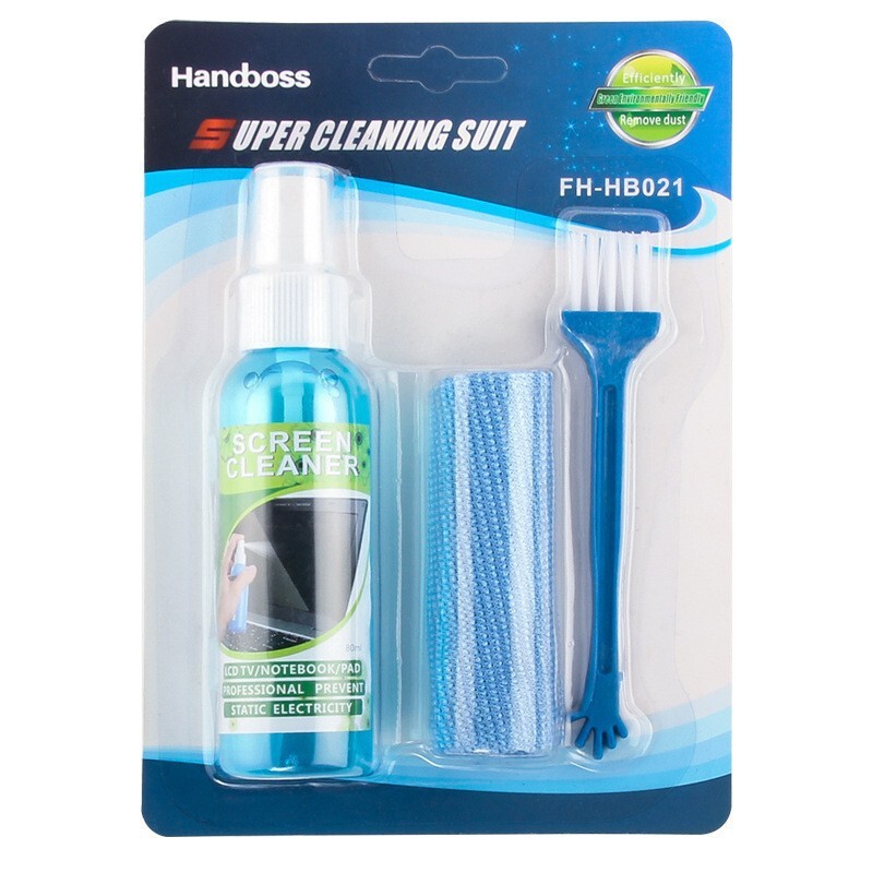 Wholesale laptop LCD screen cleaning suit hanberl digital products electrical care three-piece set