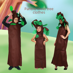 Children's Parent-Child Stage Performance Clothes Eco-Fashion Show Handmade Creative Factory Wholesale Big Tree Clothes
