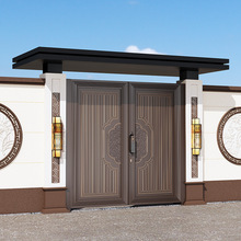 2024年新款铝艺双开门户外农村自建房院门新品铝合金别墅庭院大门