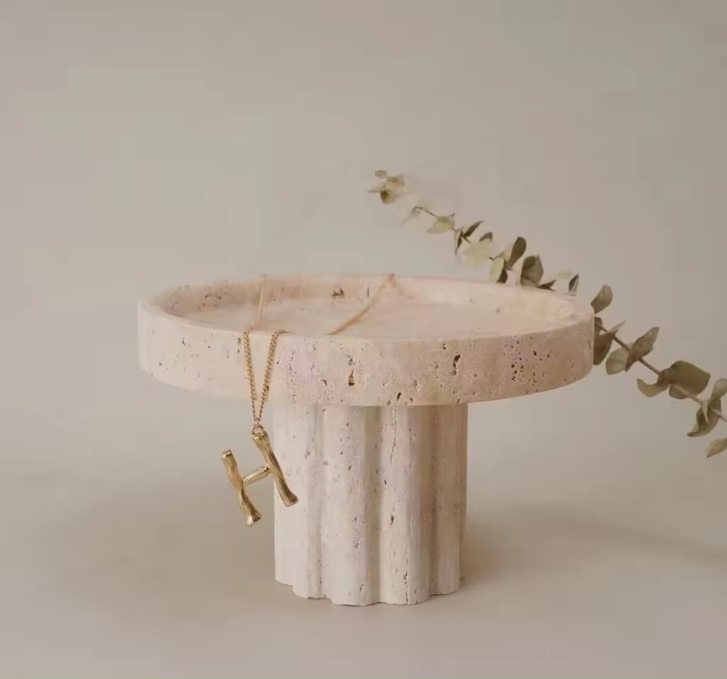 둥근 높은 발 트레이 8*12