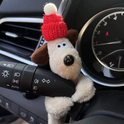 Sürətlər qutusu və əl tormozu başlıqları: Wiper Cute Pilot Dog - little-red-riding-hood-dog-huai-decoration