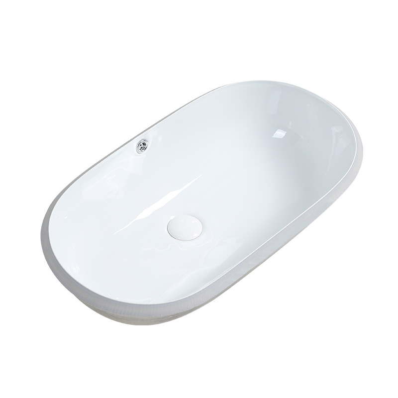 lavabo tipo calabaza incrustado lavabo sin costura lavabo cerámico lavabo de hotel lavabo de apartamento