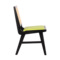 廠家直銷北歐現代簡約白蠟木家用創意藤編椅子單人餐椅扶手休閑椅