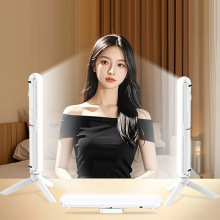 手机直播摄影下巴补光灯三色室内室外拍照打光便携手持颈纹补光灯