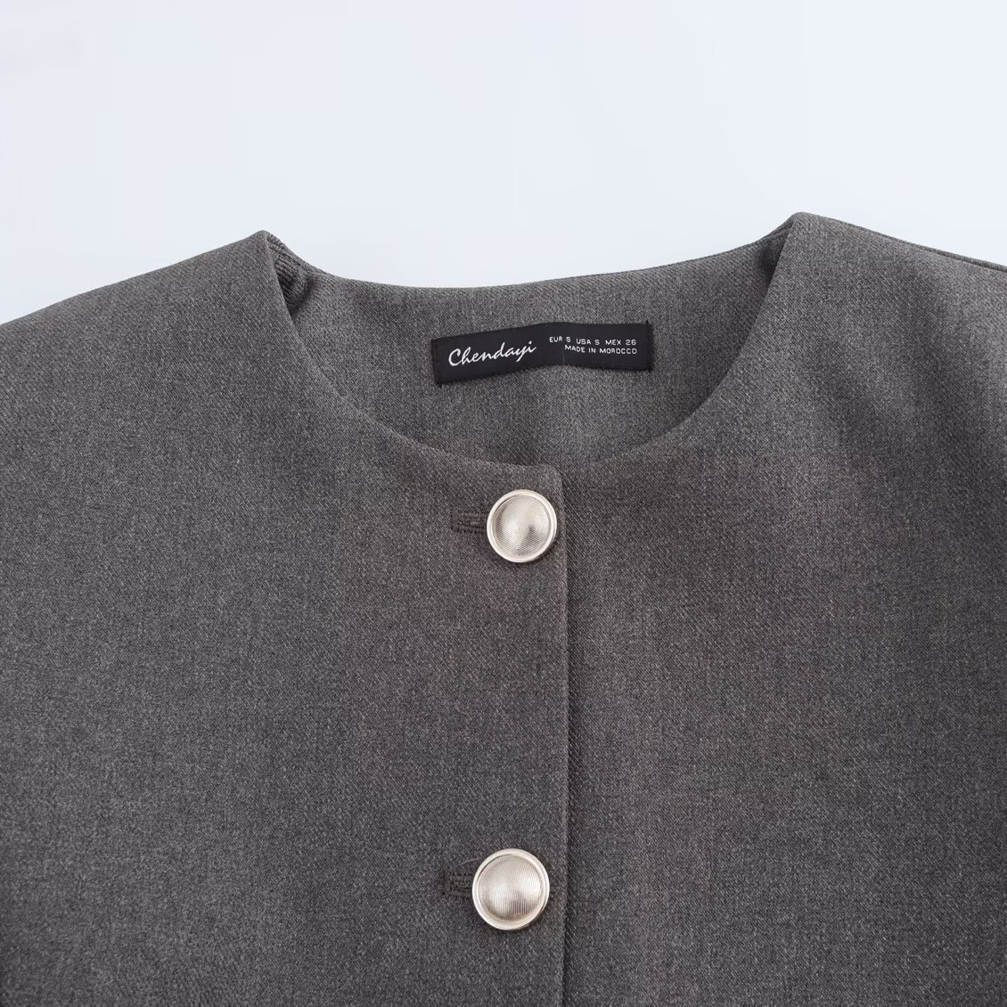 Women's clothing 2024 autumn and winter new style stylish metal button suit jacket_voghion.com