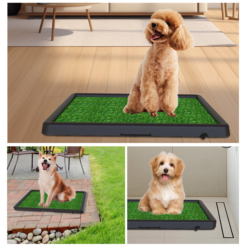 Césped transfronterizo inodoro para mascotas tipo cajón cojín para mascotas catéter de orina guía tableros de inodoro para mascotas alcantarillado inodoro para perros
