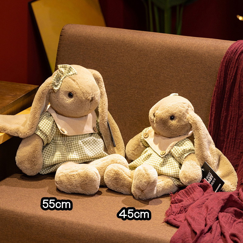 Hug Baby New Lily Rabbit Plush Toy Cute Coffee Long Ears Rabbit Rag Doll Birthday Gift Rabbit Hug Baby New Lily Rabbit Plush Toy Cute Coffee Long Ears Rabbit Rag Doll Birthday Gift Rabbit