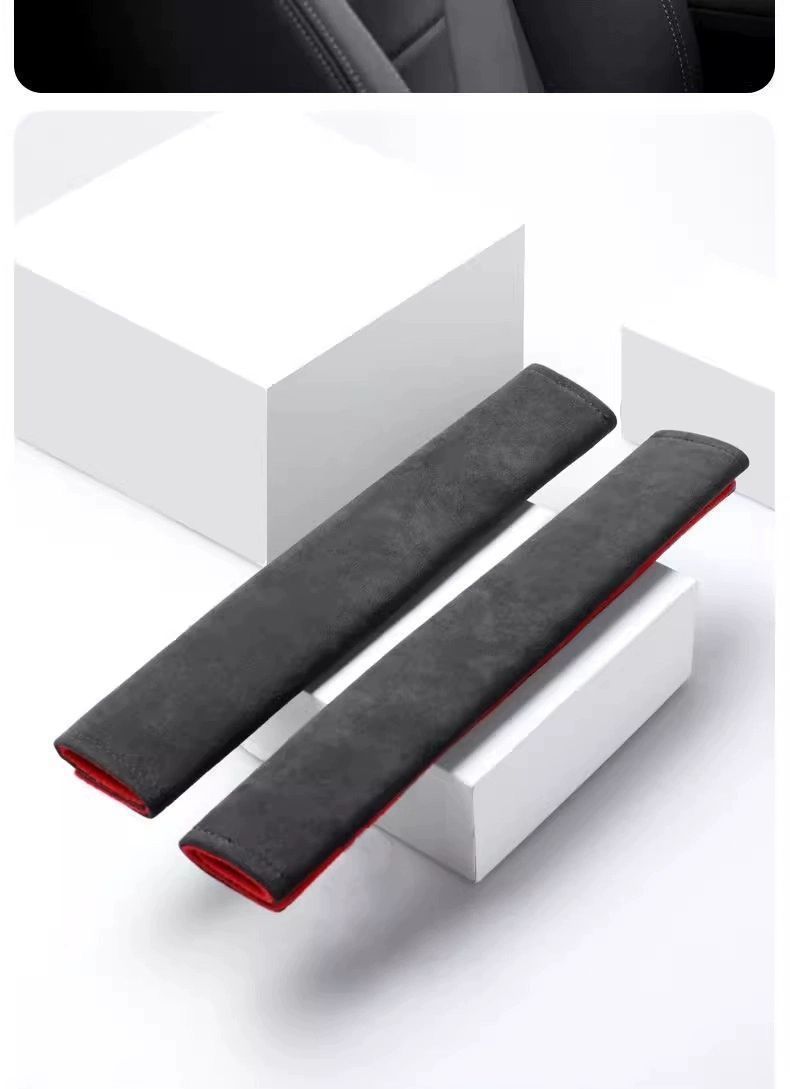 Suitable for Mercedes-Benz Car Seat Belt Shoulder Pads E300/C200L/Glc300 Seat Belt Anti-Neck Protection Cover