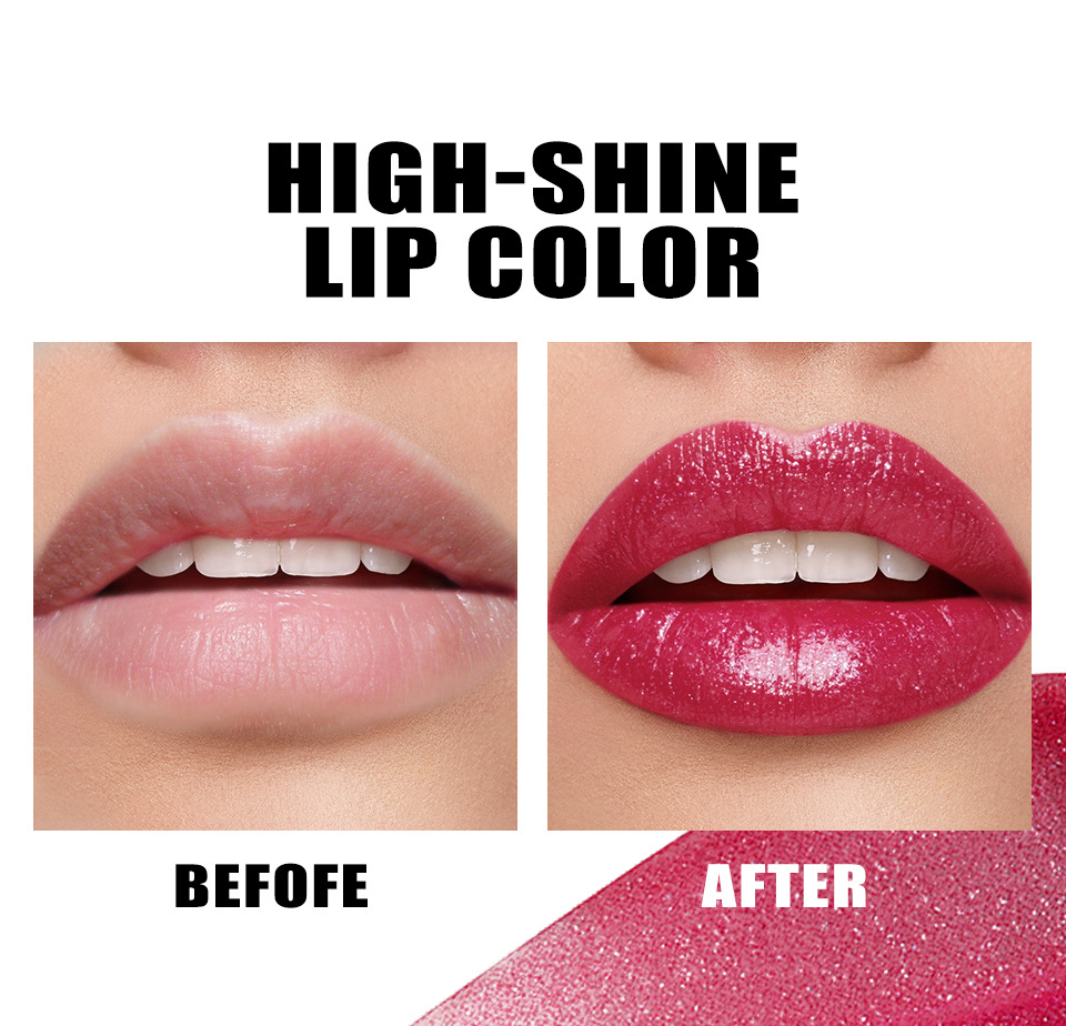 LANGMANNI ten-color bevel pearlescent rotating bevel design lipstick single pack Item Picture