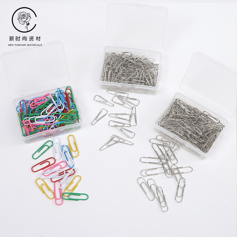 回形针 彩色别针  三角回形 花艺回行型针 文具装订长尾夹 卡片夹