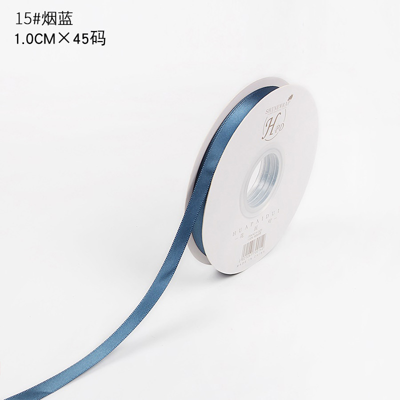 Huaxi cinta de color sólido decoración de cumpleaños embalaje de regalos cinta de seda ramo de flores cinta de color rosa ramo cinta