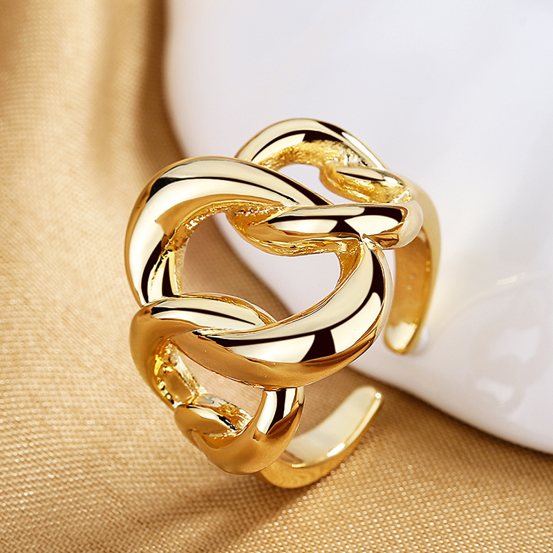 Brand design geometric ring