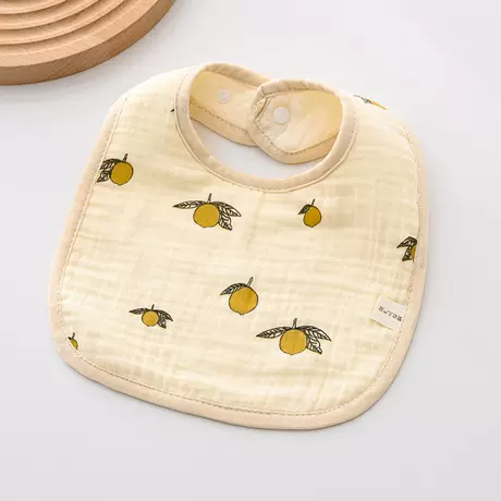 U-shaped bib lemon