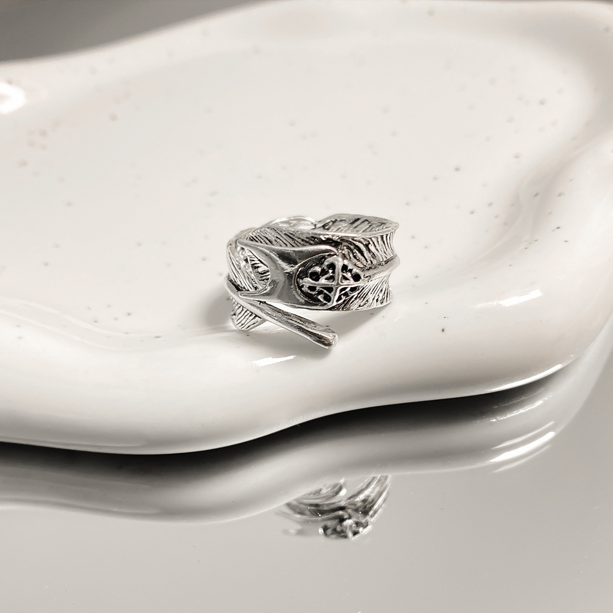 Titanium Punk Ring Image 5