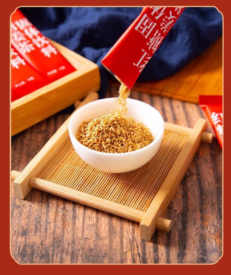 Brown Sugar Ginger Tea (Zingiber officinale) — Instant Granule Sachets for Warming Daily Comfort preparation